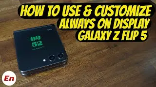 Samsung Galaxy Z Flip 5 Always on Display (How to Use & Customize)!