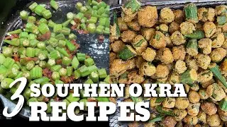 Southern Okra Recipes - 3 Ways to Cook Okra in a Cast Iron Skillet