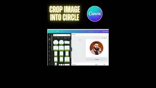 How to Crop Image Into Circle - Pop out Effect - Canva Tutorial