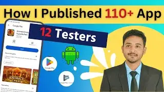 ✅ 2024 Updated ! how to publish android app in google play store | 20 closed testing for android app