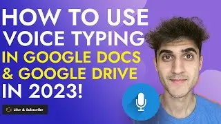 How To Use Voice Typing in Google Docs & Google Drive in 2023!