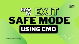 How to EXIT Safe Mode using CMD (Command Prompt) in Windows