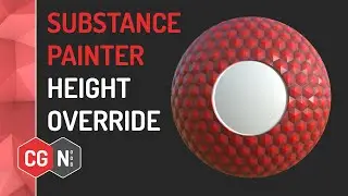 Height Override in Substance Painter