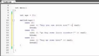 Buckys C++ Programming Tutorials - 25 - switch