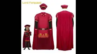 Vikidoky Shrek Lord Farquaad Cosplay Costume