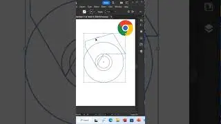 Chrome logo Illustration - Illustrator tips #shorts