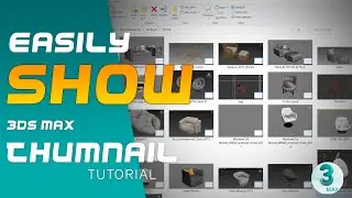 Easily Show Thumbnail 3ds Max file Tutorial | Simple Script | CG Deep