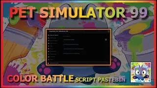 PET SIMULATOR 99 Script Pastebin BATTLE COLOR AUTO SPIN COLOR WHEEL | AUTO FARM | HATCH 🎨