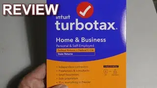 TURBOTAX Turbo Tax Home Business Tax Prep Software 2020 REVIEW