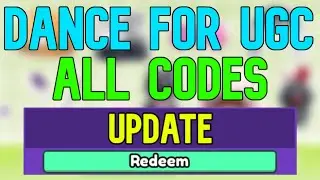 New Dance for UGC Codes | Roblox Dance for UGC Codes (April 2024)