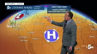 Warm weekend ahead for Southern Colorado, with a few showers possible