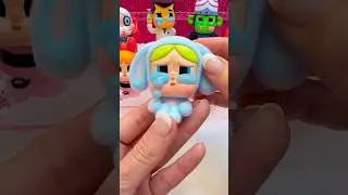 Unboxing Crybaby x Powerpuff Girls 💙 🫧 #blindbox #unboxingtoys  #powerpuffgirls