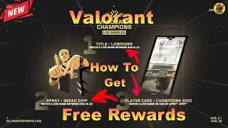 How To Get Twitch and YouTube Drops For VALORANT Champions 2023 | Valorant Guide | @AvengerGaming71