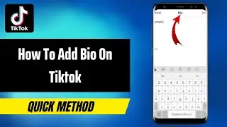 How to Add Bio on TikTok - Change Bio 