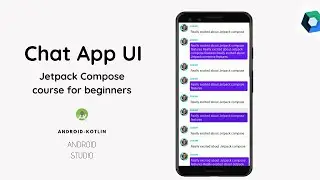 Chat App UI | Jetpack Compose Course for Beginners | Android Development in Kotlin