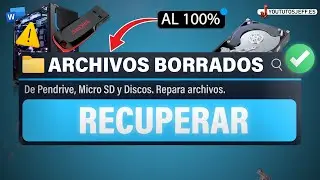 El Mejor Programa para RECUPERAR Archivos BORRADOS ✅ Facil y Seguro 2023