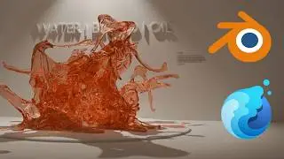 Liquid glass sculpture using LiquiGen and Blender - 4K / UHD