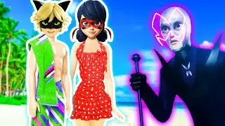LADYBUG and CAT NOIR ARE GOING on VACATIONS at the BEACH! 🏖