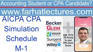 Schedule M-1 AICPA CPA Simulation. Income Tax Course