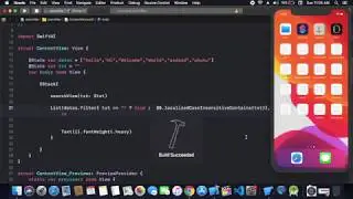 Search Bar in SwiftUI  - How to Use Search Bar in SwiftUI - How to Search List in SwiftUI