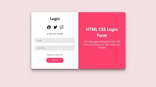 How to Create a Responsive Epic Login Page Using Pure HTML and CSS