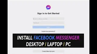 ✅ How to install Facebook Messenger on Desktop / Laptop / PC