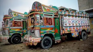 The Beautiful Painted Trucks of Pakistan