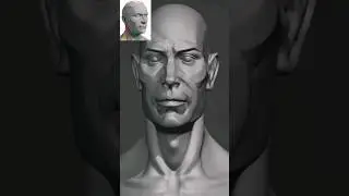 Sculpting Head in Blender - 3 Hours in 1 Minute