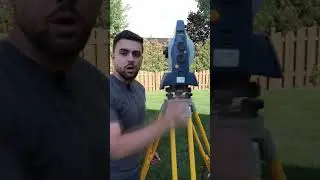 How to set up a Surveying Total Station #Shorts