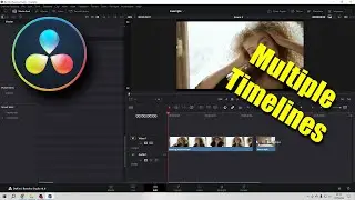 Working With Multiple Timelines in DaVinci Resolve