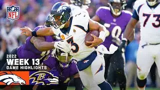 Denver Broncos vs. Baltimore Ravens | 2022 Week 13 Game Highlights