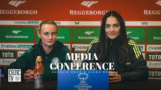 Celtic FC Women Media Conference | Natalie Ross & Elena Sadiku on FC Twente challenge (16/12/24)