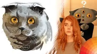 КАК НАРИСОВАТЬ КОТИКА