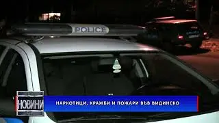 Наркотици, кражби и пожари във Видинско