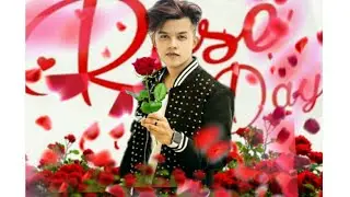 rose day photo editing || picsart rose day photo editing ||