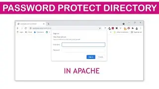 Password protect a directory in Apache