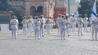 Адмиралтейский оркестр Ленинградской военно-морской базы Балтийского флота. Спасская башня 2024