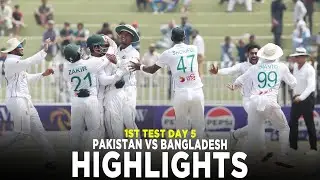 Full Highlights | Pakistan vs Bangladesh | 1st Test Day 5, 2024 | PCB | M8A1K