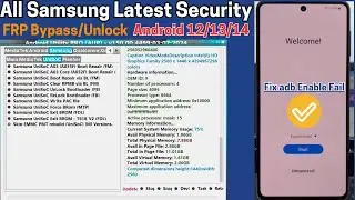 🔥Finally🔥 Latest Method All Samsung FRP Byass 2024, All Samsung FRP Unlock Android 12/13/14 Fix adb✅