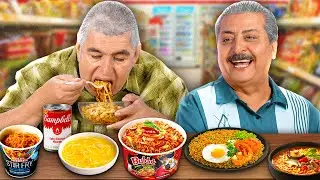 Mexican Dads Rank Spicy Noodles!