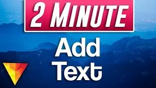 How to ADD TEXT in Hitfilm Express 12 | EASY 2019 Tutorial