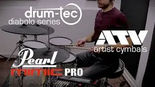 Pearl Mimic Pro // ATV artist cymbals // drum-tec electronic drums