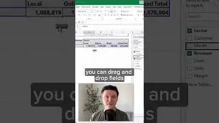 How To Drag And Drop Onto A Pivot Table 