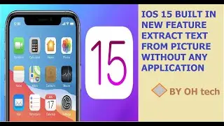 how to extract text from any photo in iphone | ios 15 new feature  