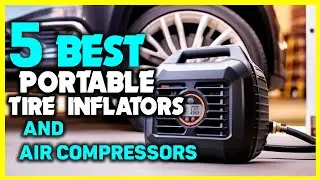 ✅Top 5 - Best Digital Tire Inflator 2024 - Best Portable Tire Air Compressors Review