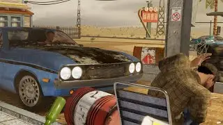 Car crashing at gas station android game