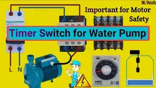 Float Switch with Timer Connection | Timer Switch for Water Pump | How to set Timer for Water Pump