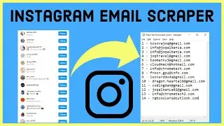 How to scrape email addresses from Instagram followers/following