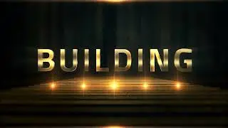 BUILDING TEXT 4K VIDEO BACKGROUND | Free stock Footage | Royalty free Footage