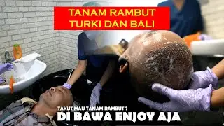 CUCI RAMBUT SETELAH TANAM RAMBUT !!